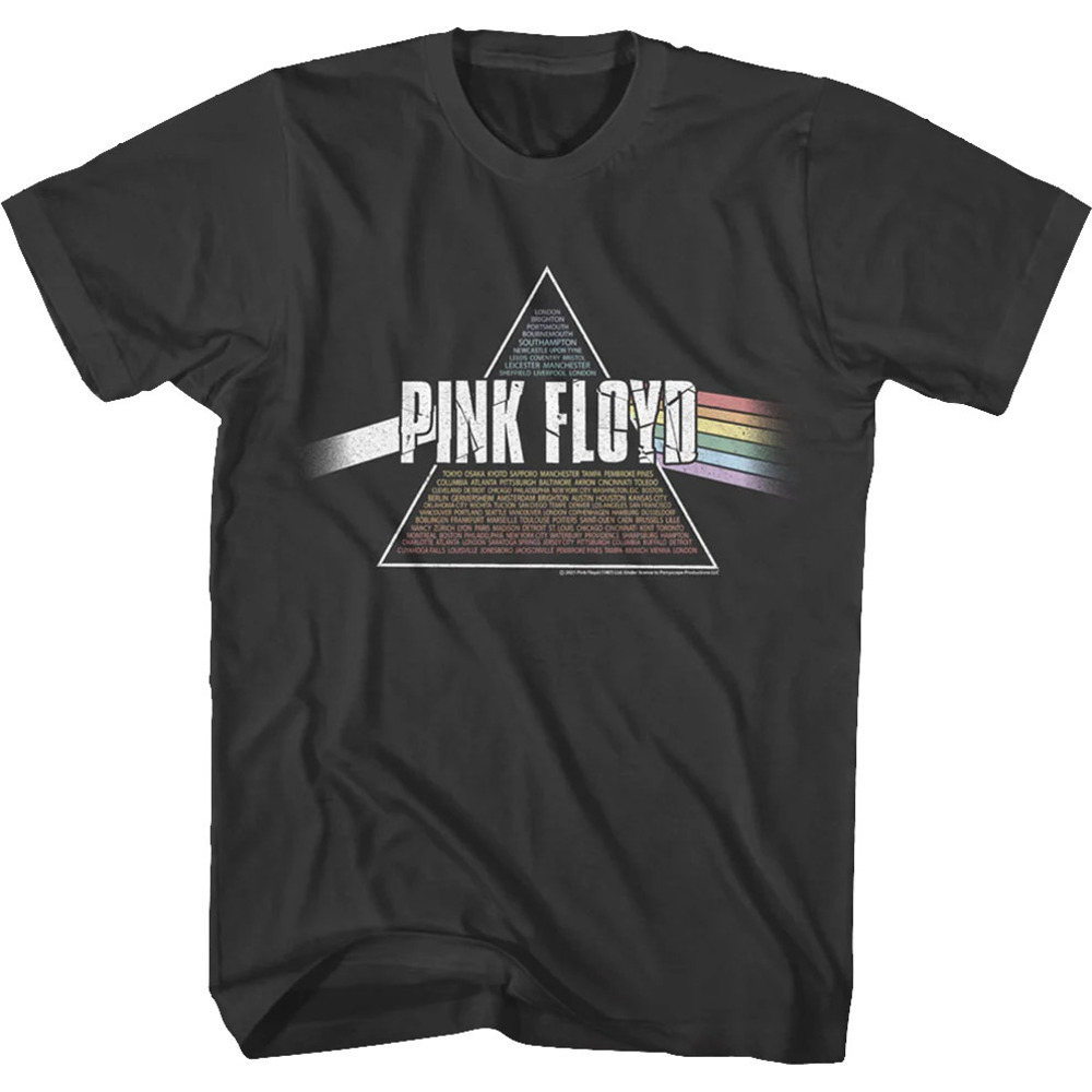 Dark Side Of The Moon Tour Floyd Tshirt